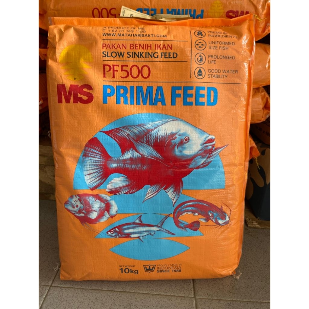 Pelet Pakan ikan | Prima Feed | PF500, PF800, PF1000