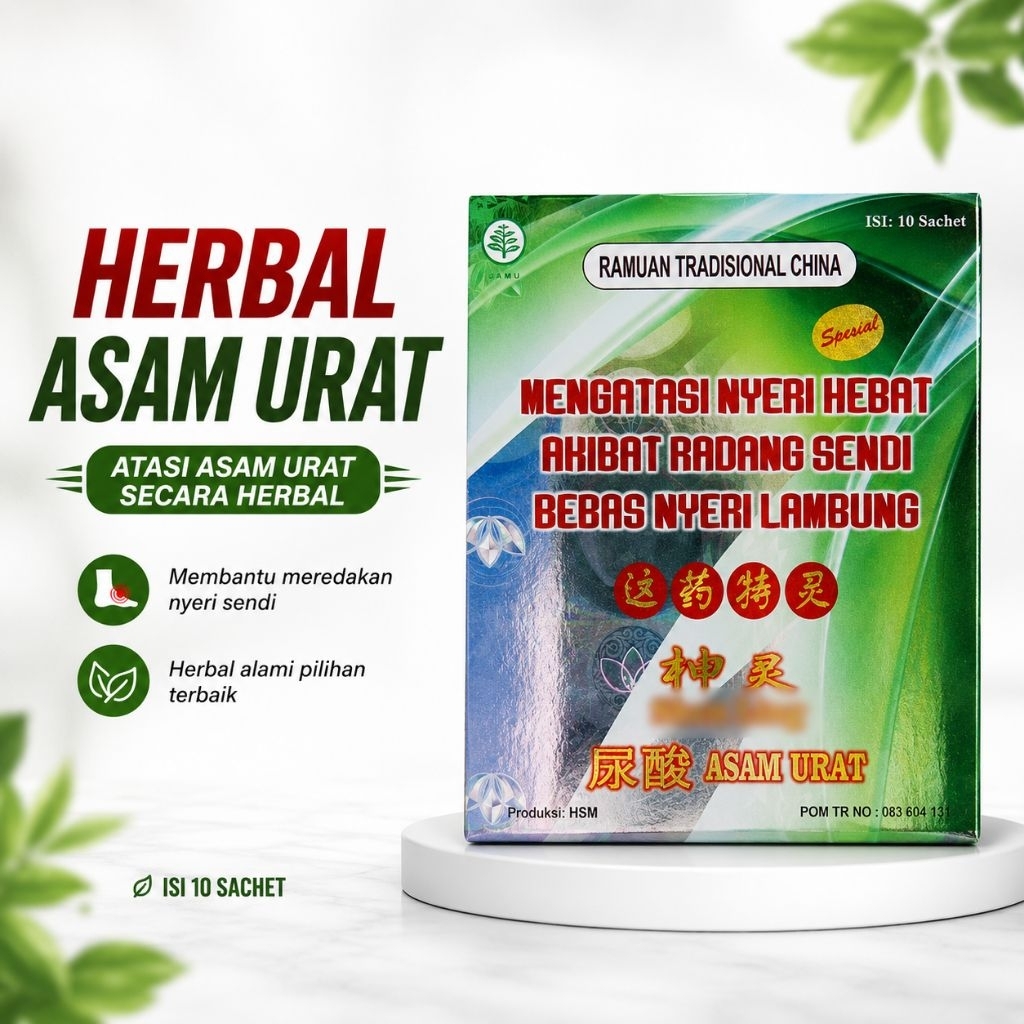 Serbuk Ramuan Tradisional untuk Meredakan Nyeri Sendi