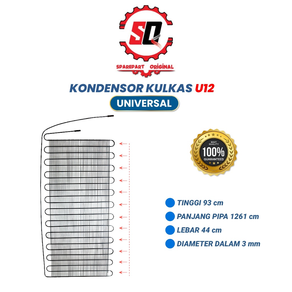 Kondensor Tembaga Kulkas Showcase Freezer Box 12U Solusi Cerdas untuk Pendinginan Optimal | Dingin M