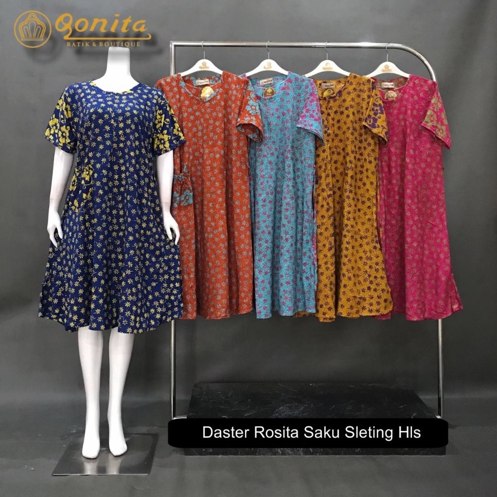 Dress qonita//daster qonita//batik pekalongan ori