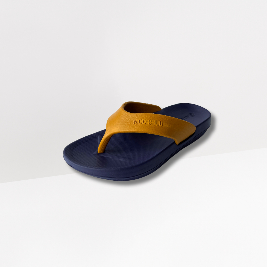 Moo Chuu P01 Sandal Unisex Tapak Navy - Pilihan Tali dan Size