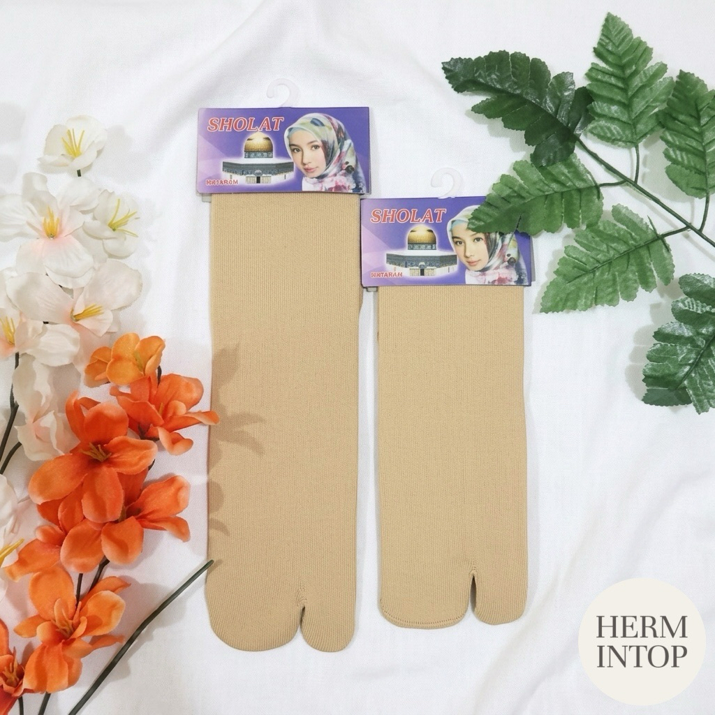 kaos kaki tipis jempol panjang / pendek stocking jempol polos