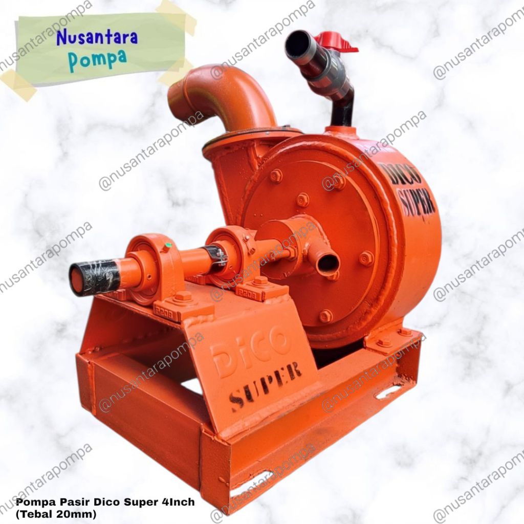 Pompa Sedot Pasir Dico Super 4Inch (Tebal 20mm)