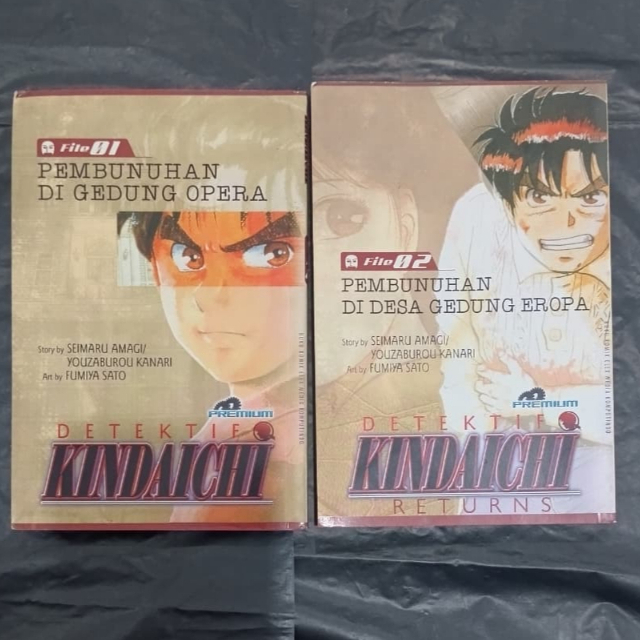 KOMIK DETEKTIF KINDAICHI PREMIUM VOL. 1 & 2 [RARE] SET A (PRELOVED) — DIJUAL 1 SET