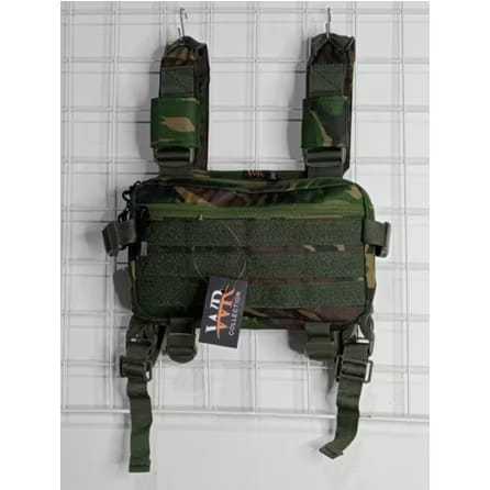 Tas Dada Loreng TNI Tactical Multifungsi Merk WR / Tas dada pria / Tas dada cobra / Tas dada garis t