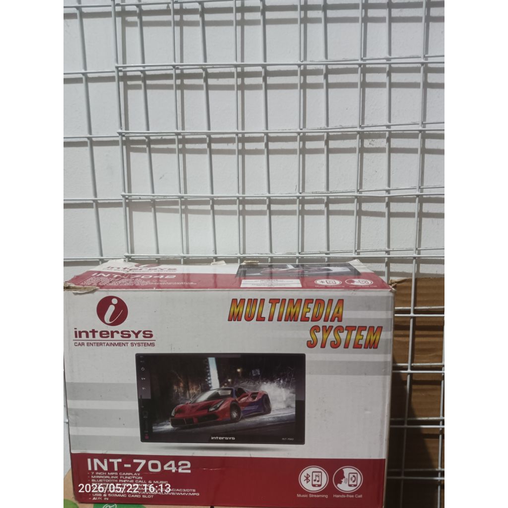 Head Unit Mobil 7 Inch Intersys INT-7042 Support Mirrorlink & Bluetooth