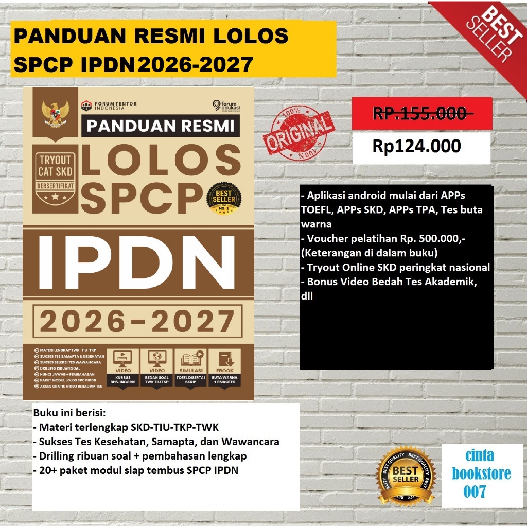 BUKU IPDN TERBARUUU... ORIGINAL PANDUAN RESMI LOLOS SPCP IPDN 2026-2027
