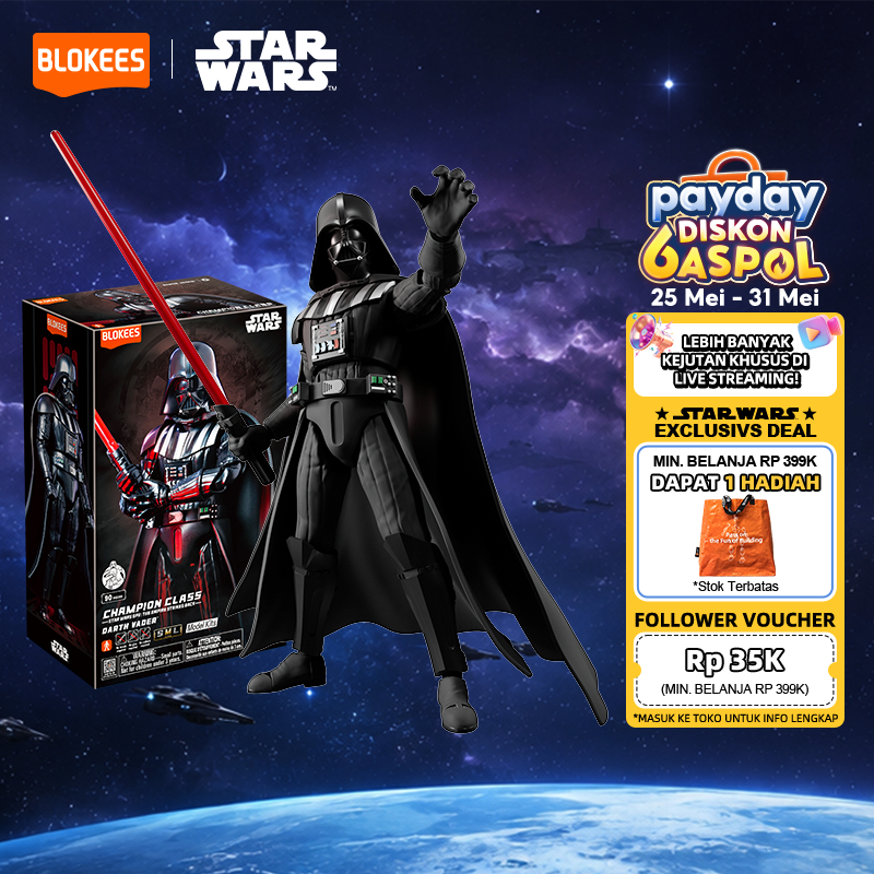 BLOKEES Star War Evergreen movie Darth Vader