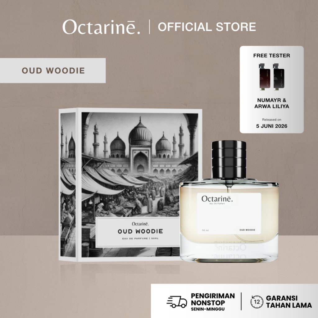 Octarine - Oud Woodie Parfum Pria Aroma Warm Spicy Woody