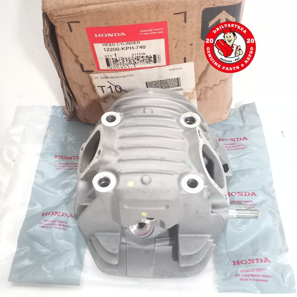 BLOCK BLOK HEAD KOP CYLINDER SILINDER HONDA SUPRA X 125 OLD LAMA ORIGINAL AHM 12200-KPH-740