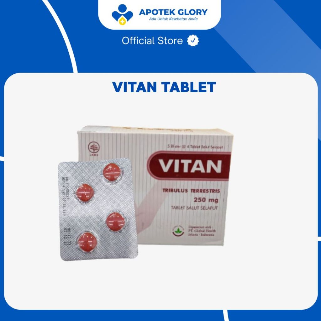 Vitan Tablet Tribulus Terrestris 250mg - Membantu Meningkatkan Stamina