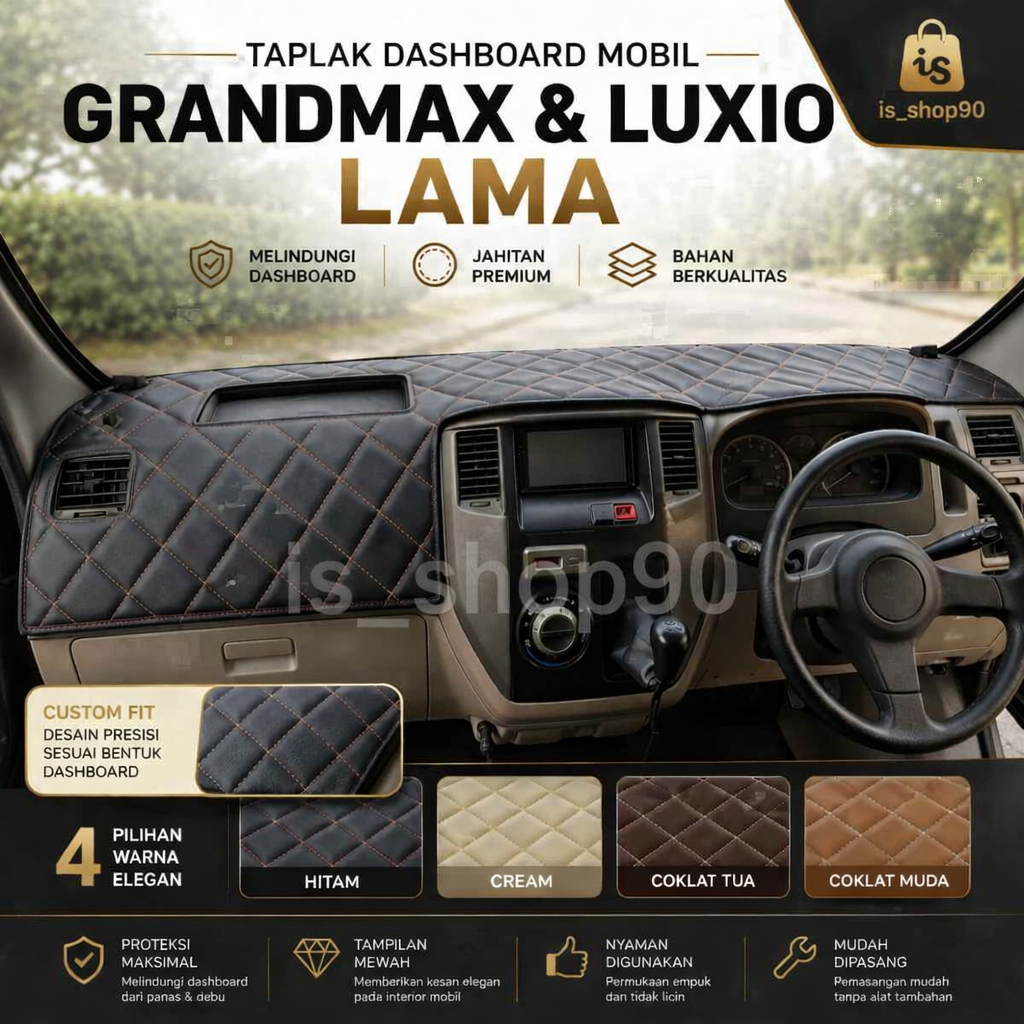 Alas dashboard mobil luxio dan grandmax