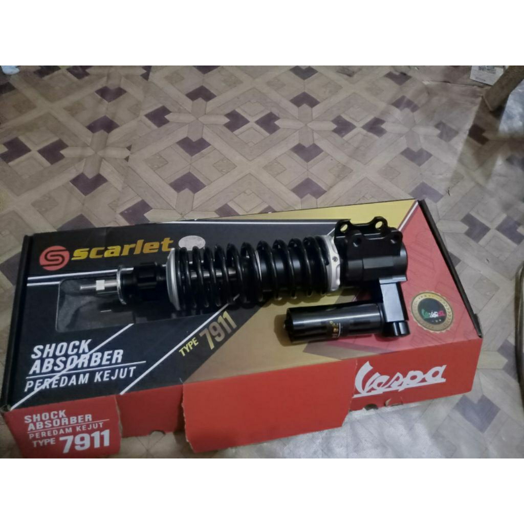 Scarlet Racing - Shock Absorber Shock Breaker Tabung Set Vespa Matic