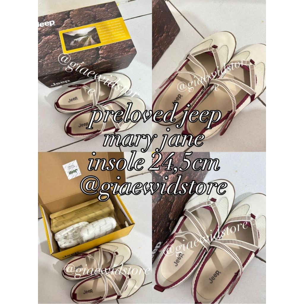 preloved sepatu jeep mary jane