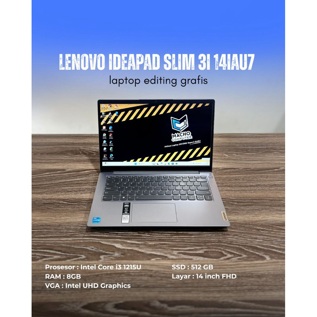 Lenovo Ideapad Slim 3i 14IAU7 Intel Core i3-1215U