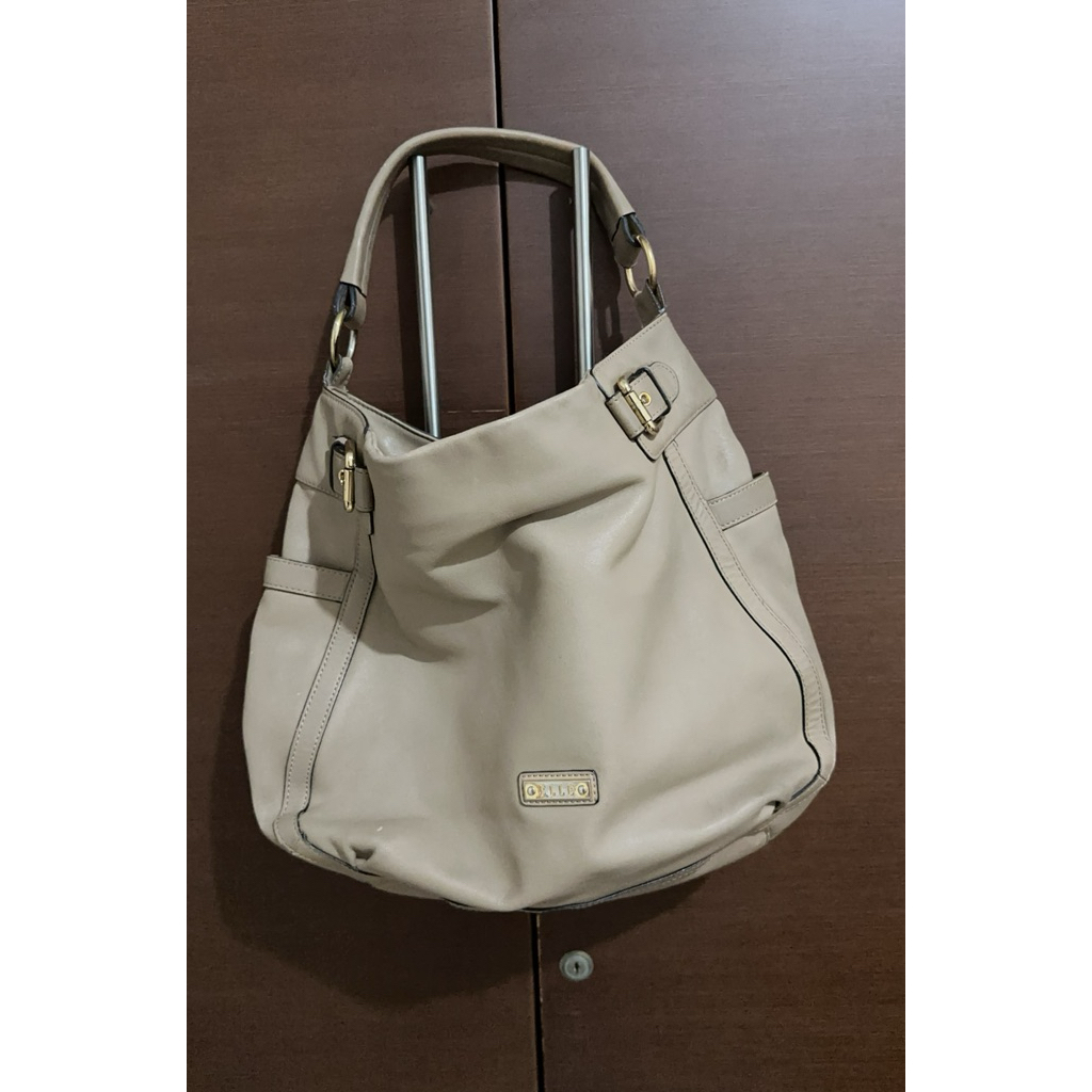 Preloved ELLE Hobo Bag Leather | Kulit asli | Ori Dept Store