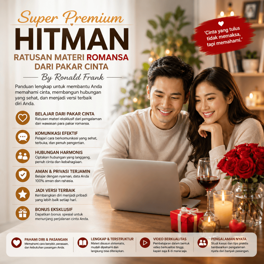 Super Premium HITMAN Ratusan Materi Romansa Dari Pakar Cinta By Ronald Frank