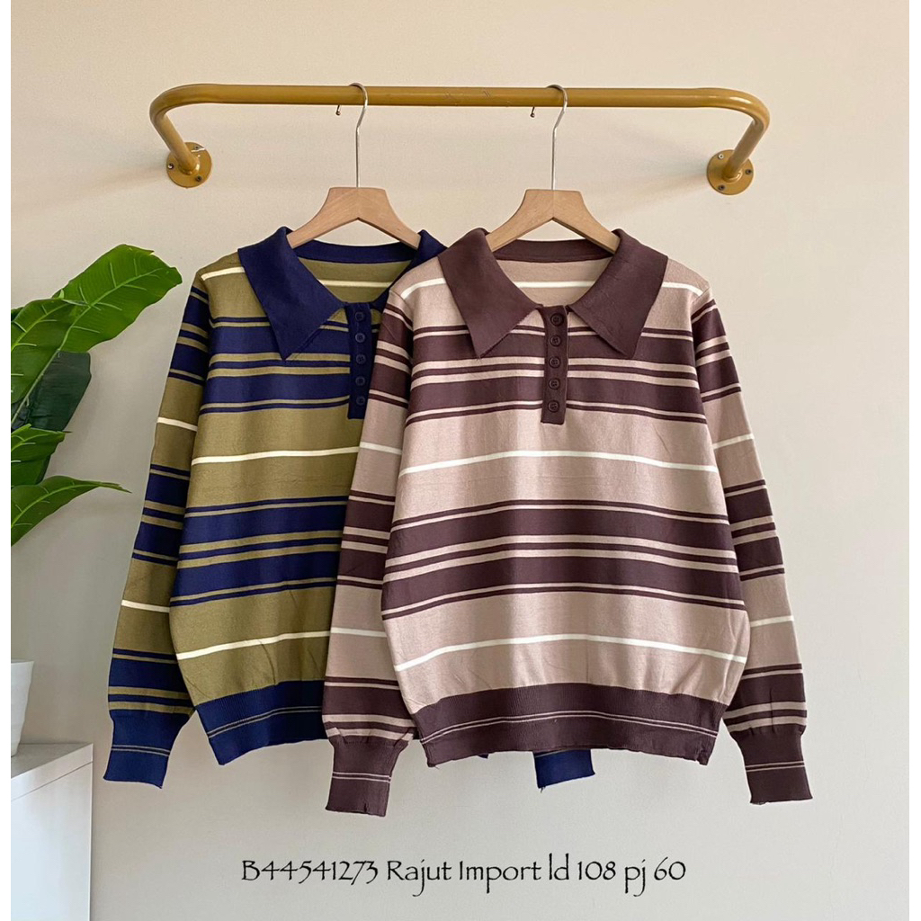 Baju Atasan Rajut Wanita LD 130 / Fashion Motif jumbo Terbaru Cewek