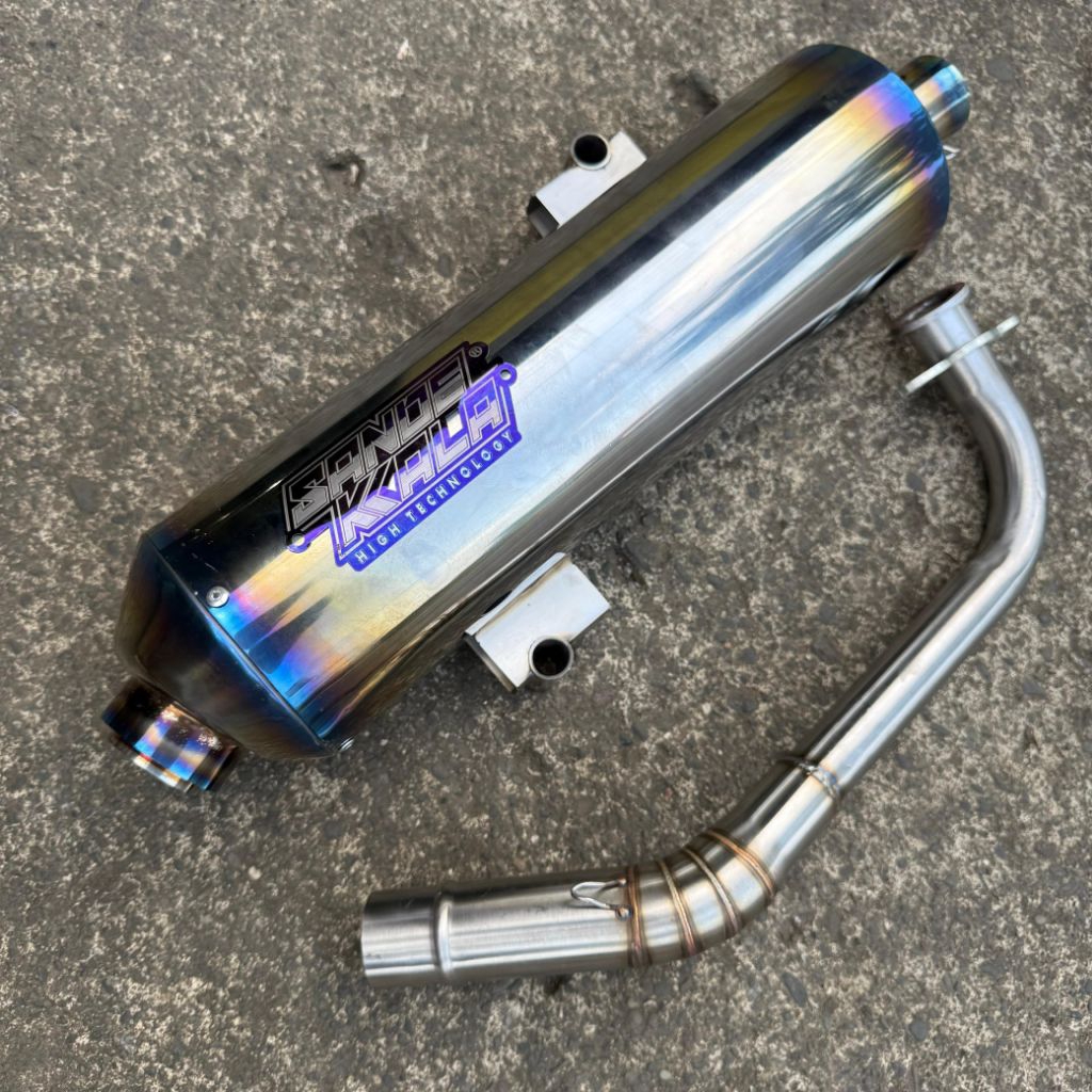 knalpot standar racing NMAX AEROX VARIO PCX STYLO STAINLESS SANDEKALA