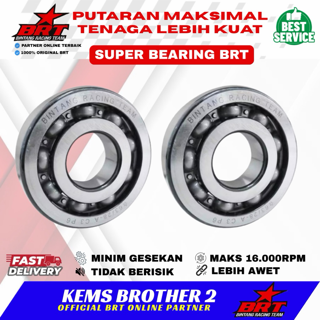 BEARING KRUK AS LAHER KRUK AS BRT C3 HIGH SPEED VARIO 150 NMAX SONIC RX KING SATRIA FU TIGER MIO SPO