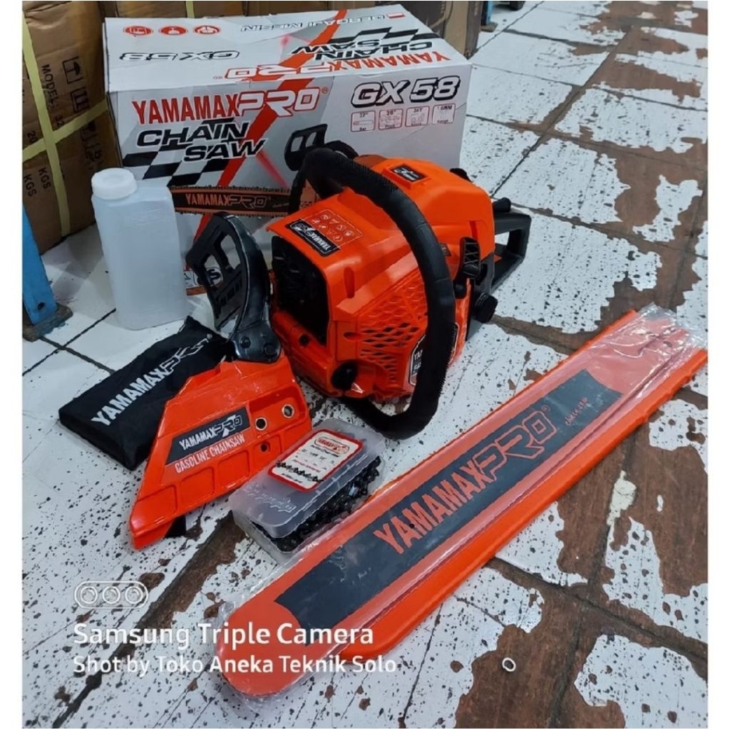 Chainsaw Yamamax GX58 Pro Lasertip Bar Baja 22" Yamamax GX 58