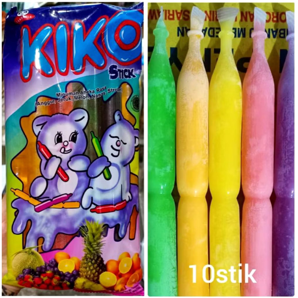 Kiko Ice Stick Es Kiko Aneka Rasa isi 10 pcs