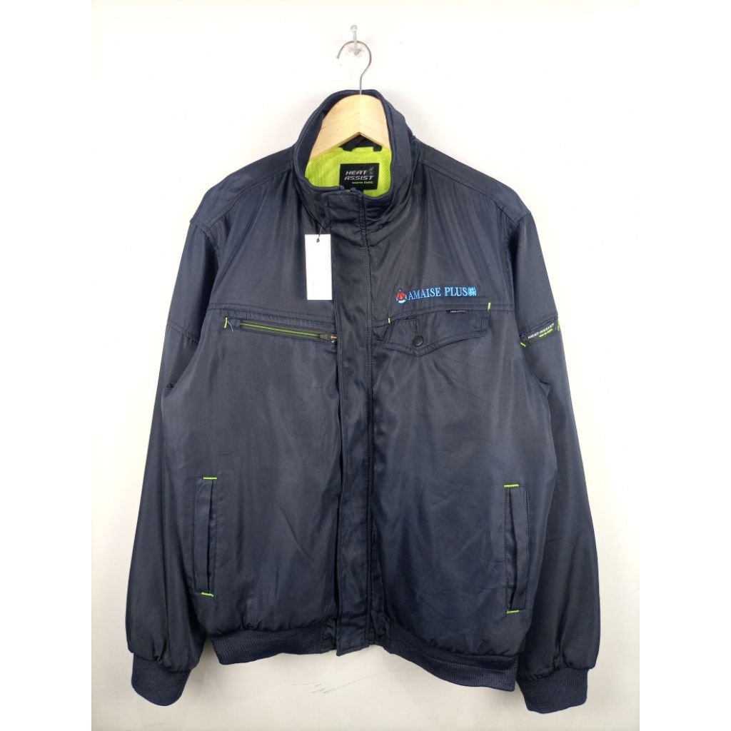 Jaket Heat Assist Warm Light Work Jacket_Navy Pekat_Size 3L/XL