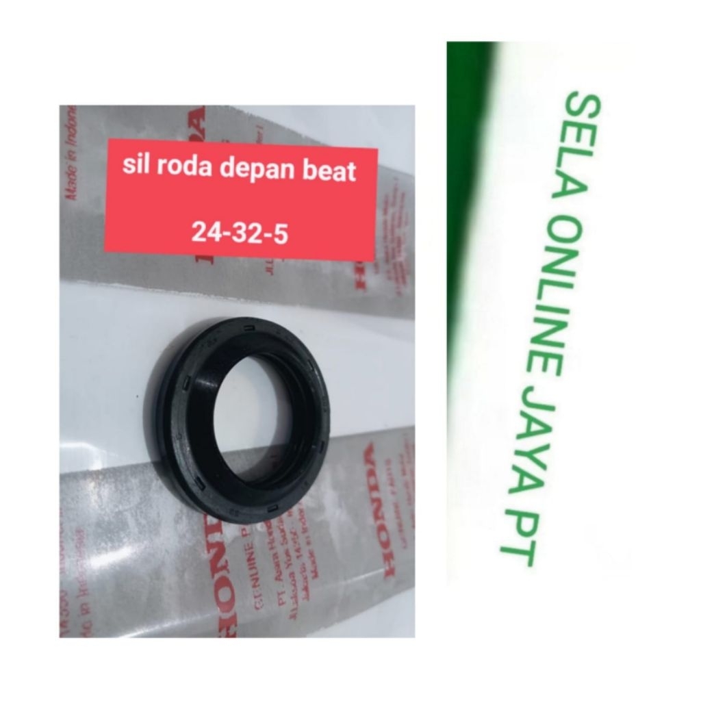 sil seal roda depan beat vario