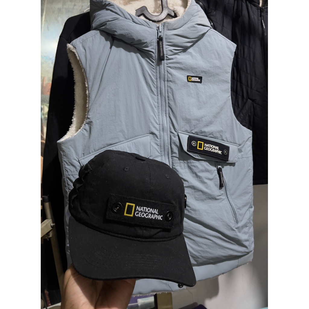 topi natgeo premium patch lepas pasang custom 10cm