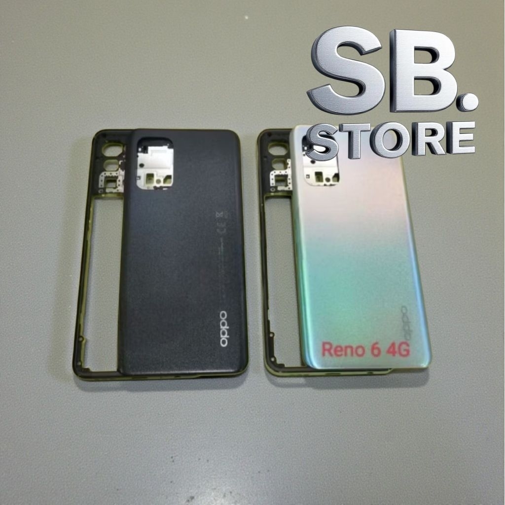 backcover kesing housing casing Oppo Reno 6 4g Bezel + backdoor