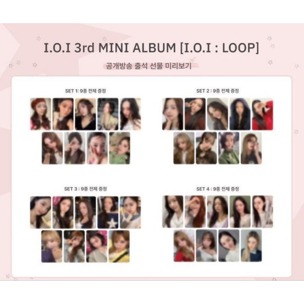 [read description] i.o.i broadcast photocard music bank inkigayo mcountdown music core nayoung chung