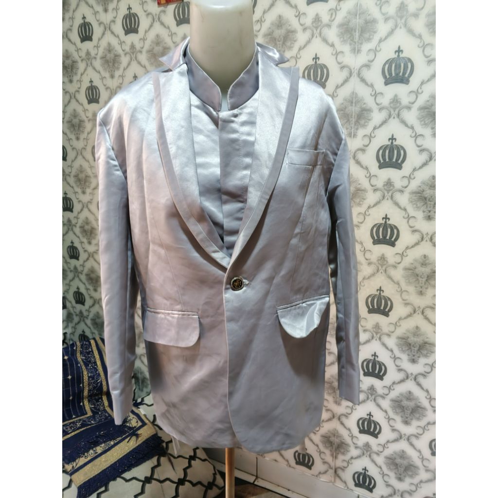jas pengantin silver  pl