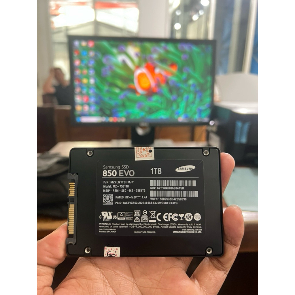 SSD SAMSUNG 850 EVO 1000 GB HIGH SPEED SSD Laptop Jadi Makin Ngebut