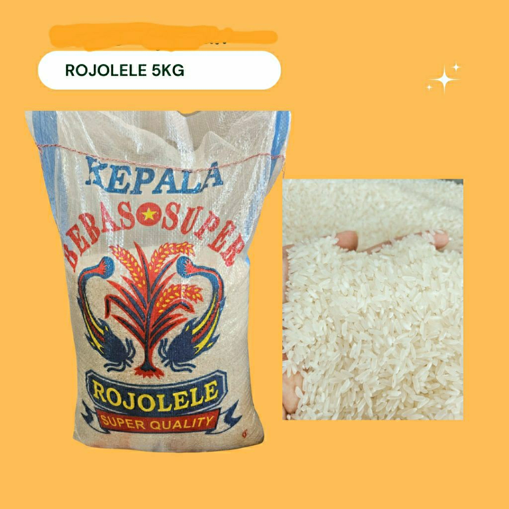Beras rojolele kemasan 5kg.kualitas premium.kemasan karung.