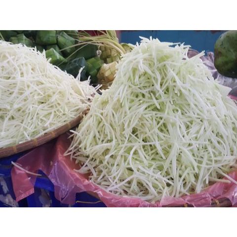 Pepaya Muda Iris, sayur pepaya muda iris