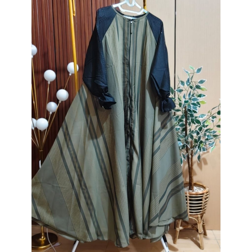Set Dress Aswan Desain Elegan, Bahan Lembut, Pola Unik