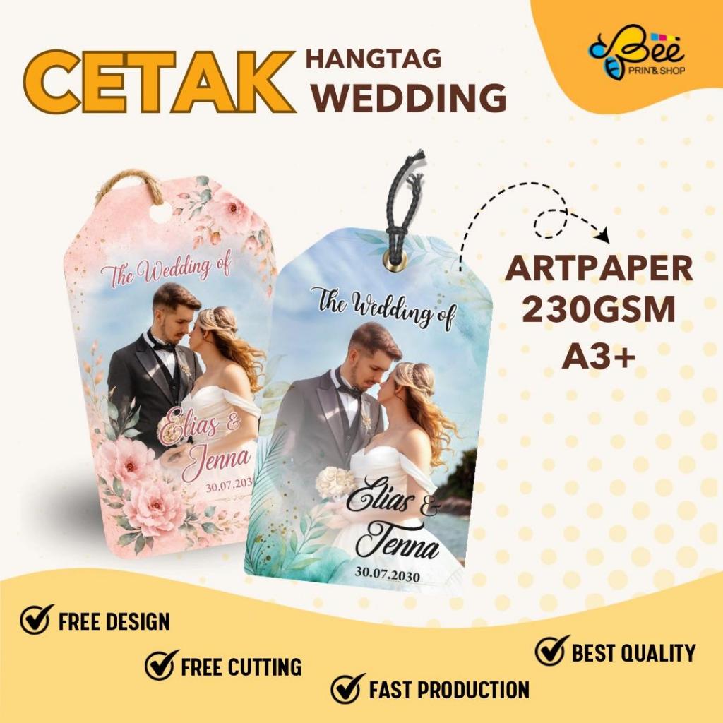 LABEL HANG TAG WEDDING - HANG TAG WEDDING SOUVENIR - HANG TAG CUSTOM WEDDING - HANG TAG PERNIKAHAN -