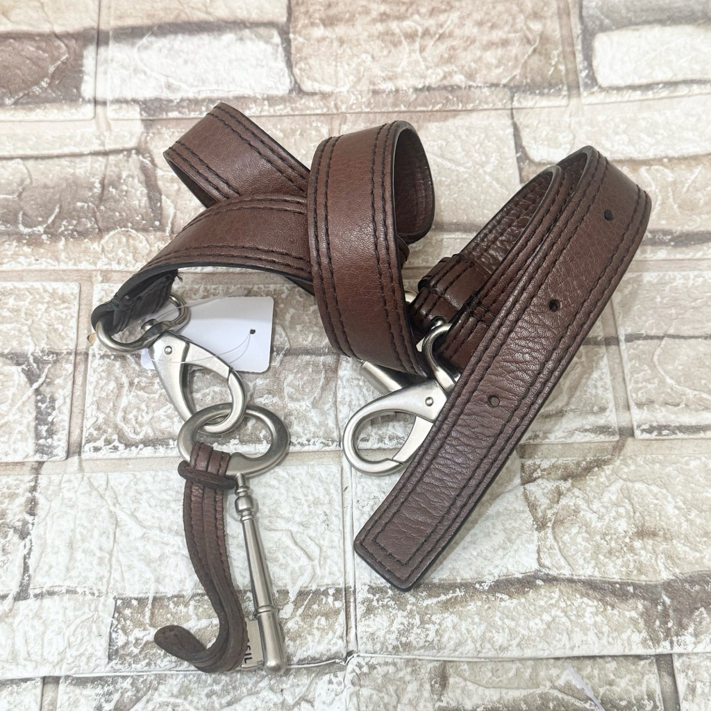 T01# NET-Preloved Fossil Talpan Espresso Maddox Speedy Medium