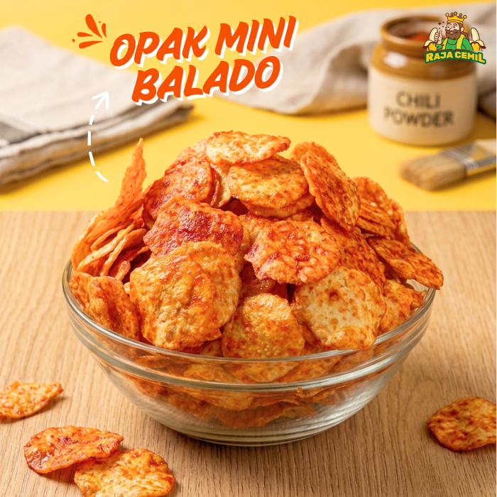 Opak Mini Balado / Opak Jaipong Balado / Opak Medan