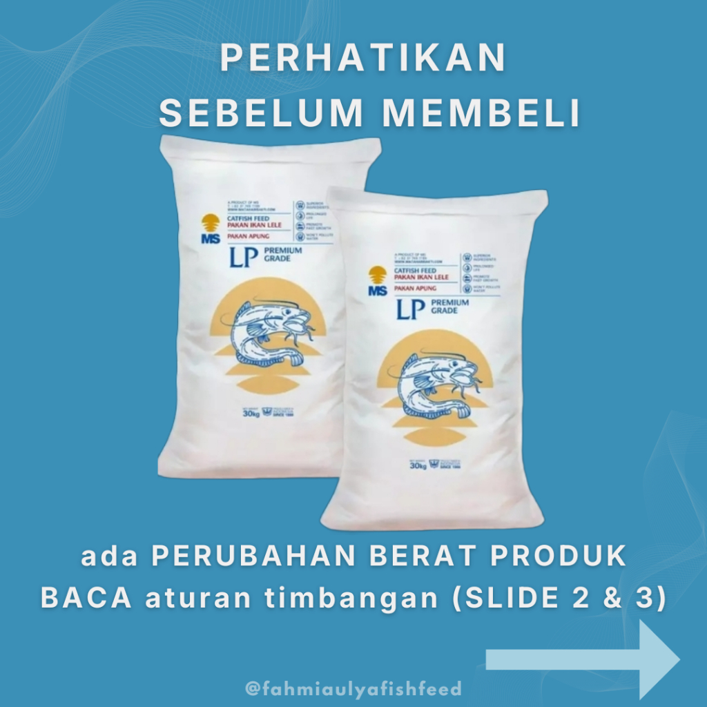 265 PAKAN IKAN LELE PRIMA FEED LP -1 -2 -3 -5 (PAKET 20KG)