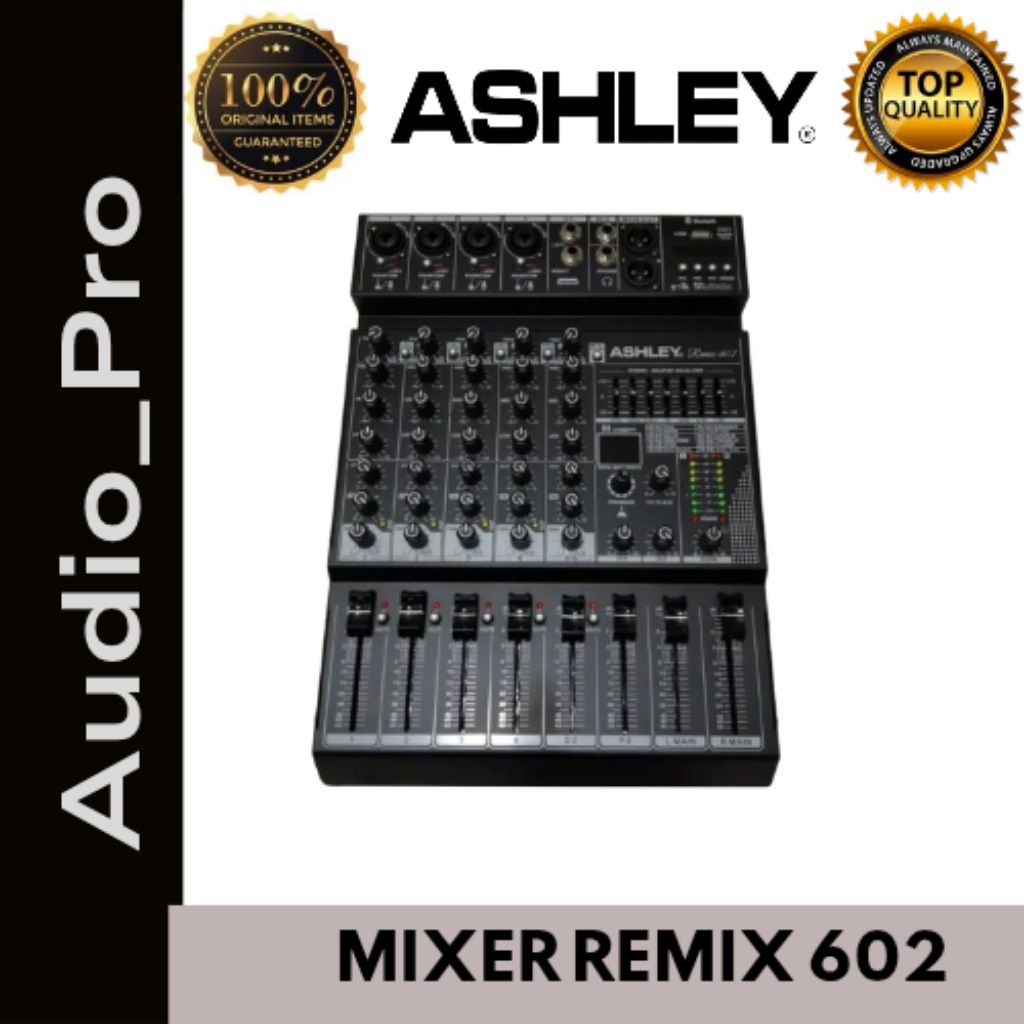Mixer Ashley Remix 602 Original 6 Channel Mixer Ashley Remix602 Mixer Ashley Remix-602 Original