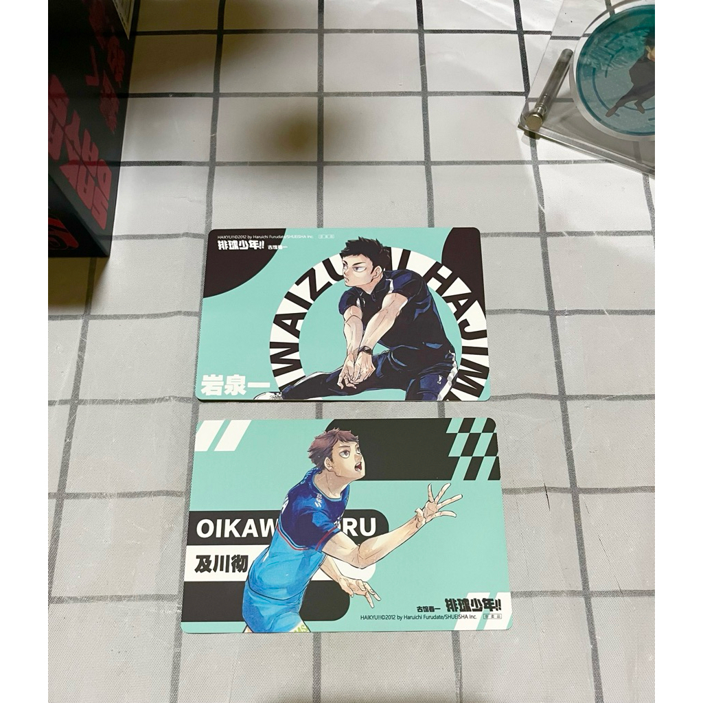 Hajime Iwaizumi Toru Oikawa Character Card Haikyu 10th Anniversary Chronilcle Set