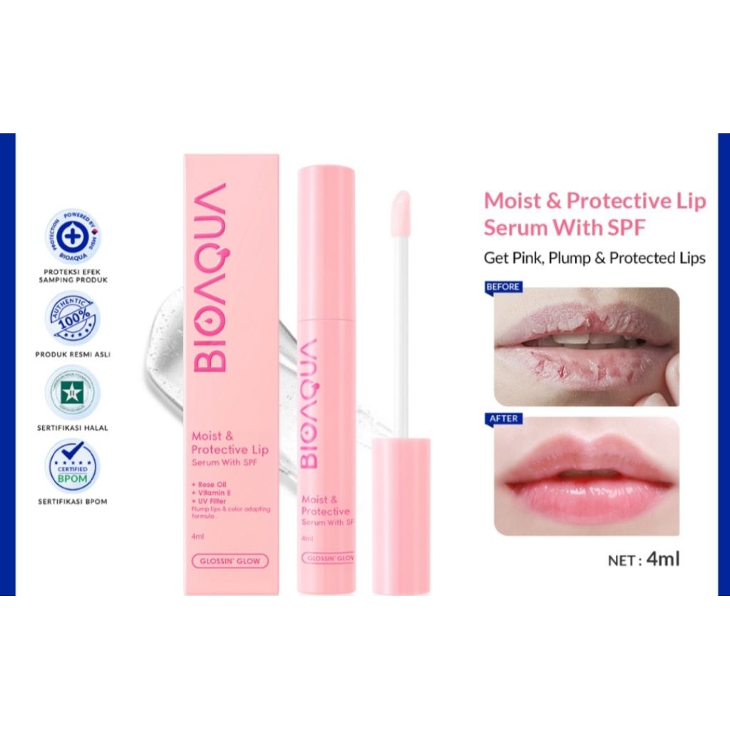 Lip serum bioaqua moisturizing/Serum bibir bioaqua moisturizing
