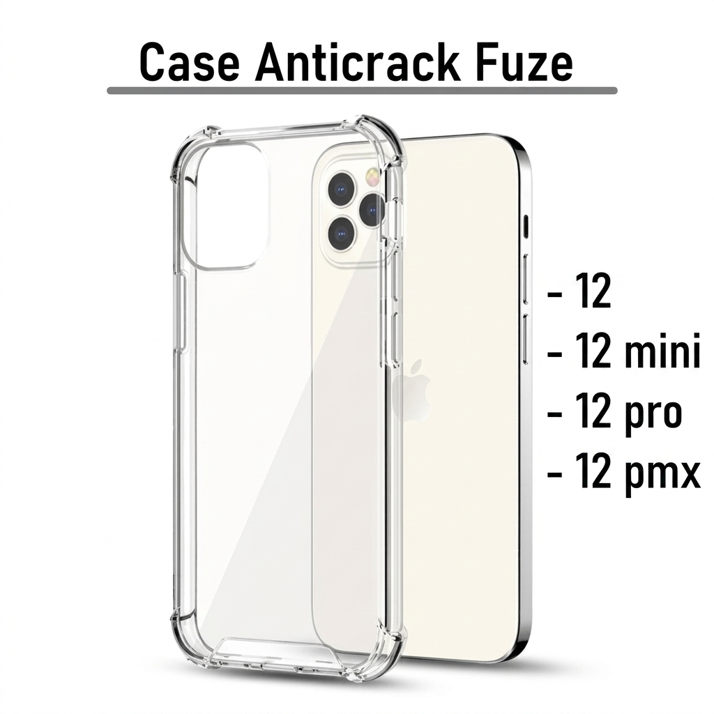 Casing Anticrack Fuze  Iphone 12 Pro Max mini Mika anti kuning / case iphone 12 / case iphone 12 pro
