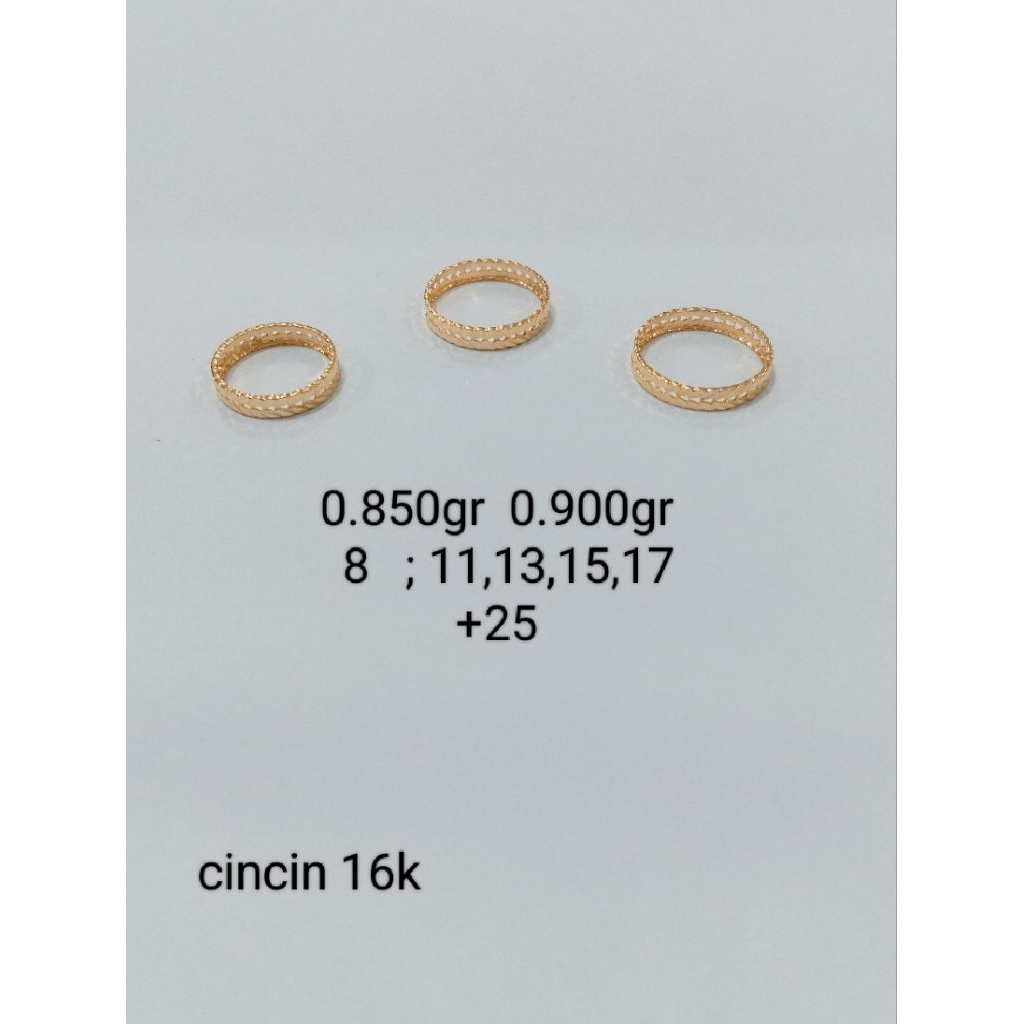 cincin emas 16 karat