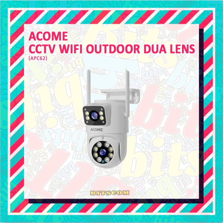 Kamera CCTV Wifi Outdoor Dual Lens Acome APC62