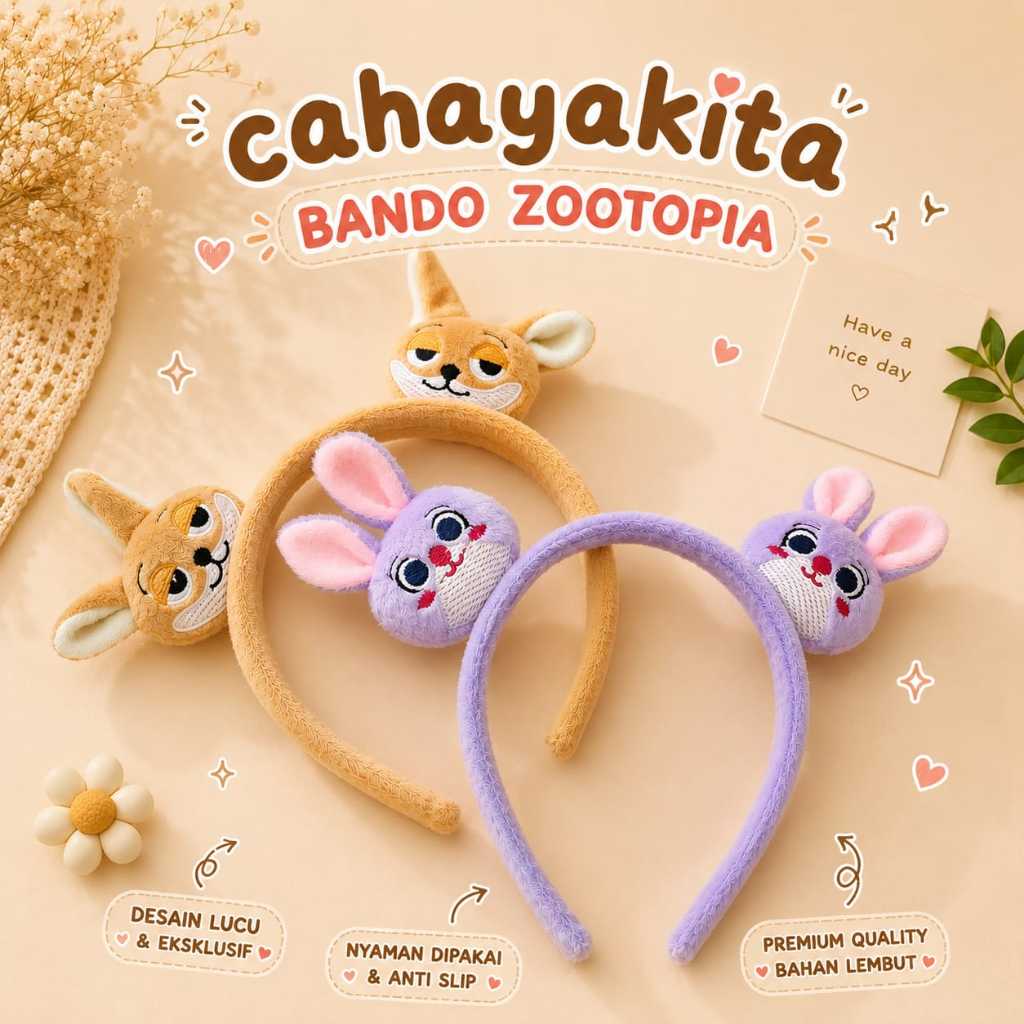 bando bulu zootopia/bando bulu lucu