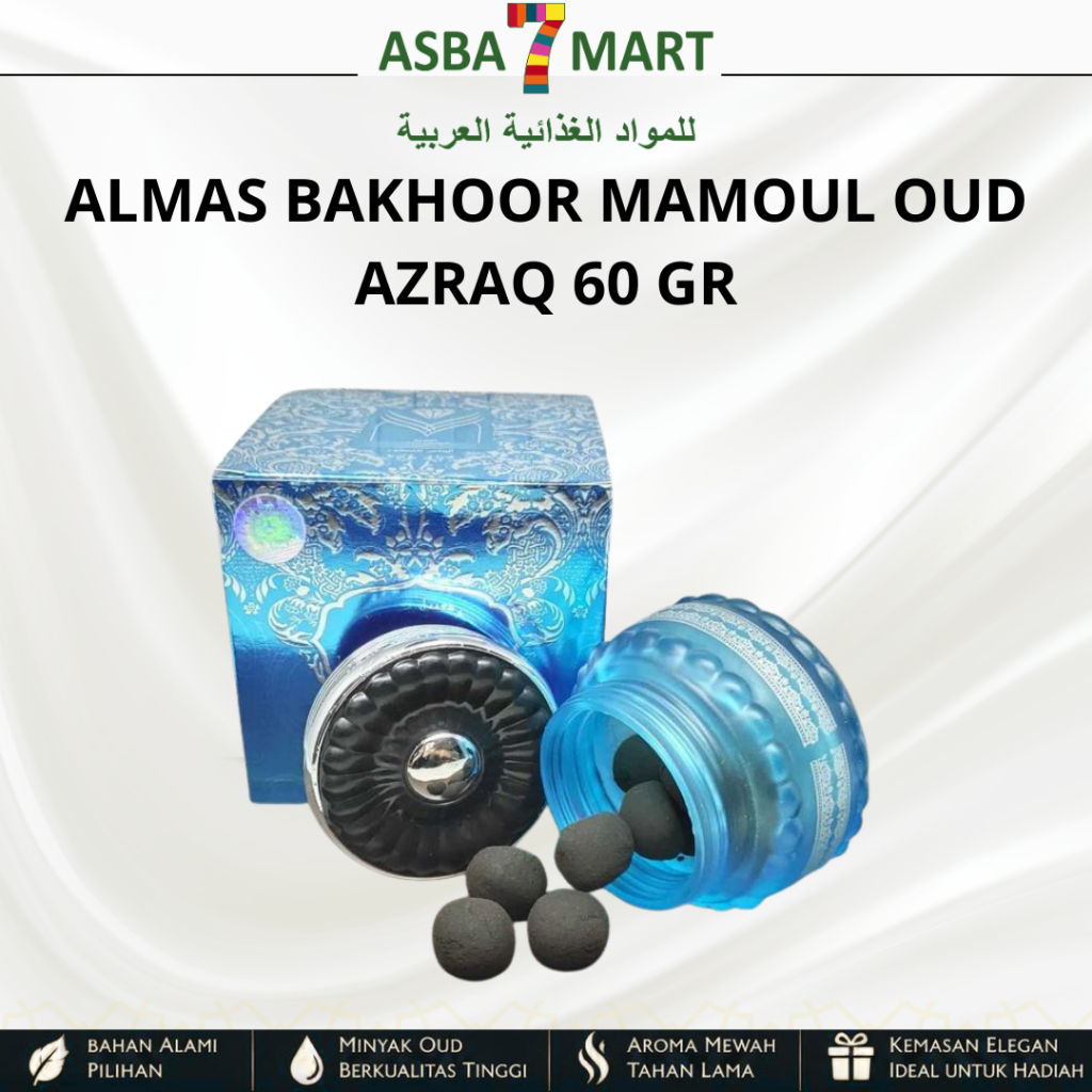 ALMAS BAKHOOR MAMOUL OUD AZRAQ 60GR