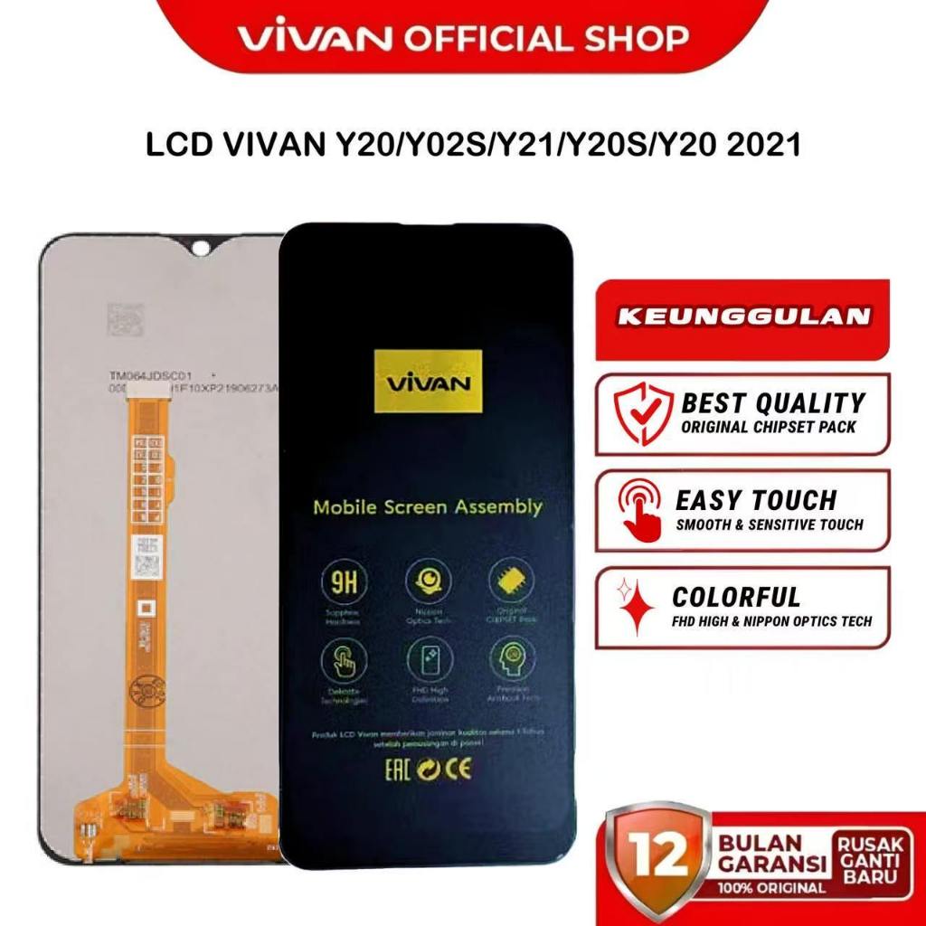 VIVAN LCD VIVO Y20 - VIVO Y12S - VIVO Y20 - VIVO Y02S - VIVO Y20S FULLSET TOUCHSCREEN