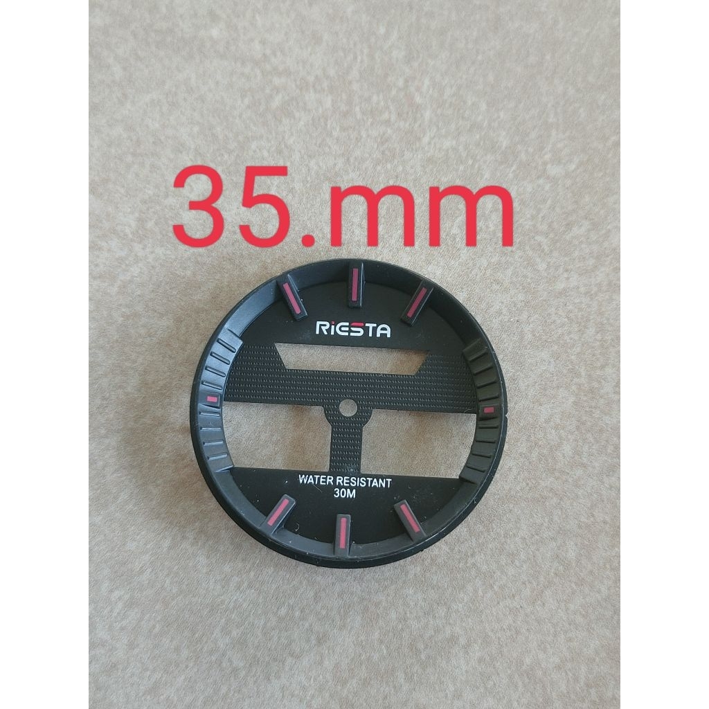 plat jam tangan riesta ukuran 35mm second like new